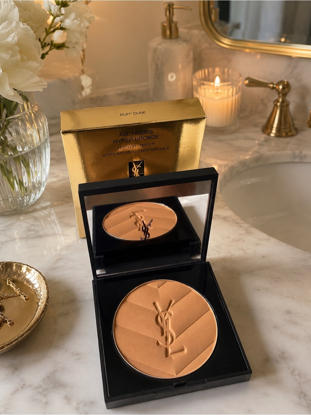 NWT!! YSL Bronzer All Hours Hyper Bronze in 02 Buff Dune - Picture 10 of 10